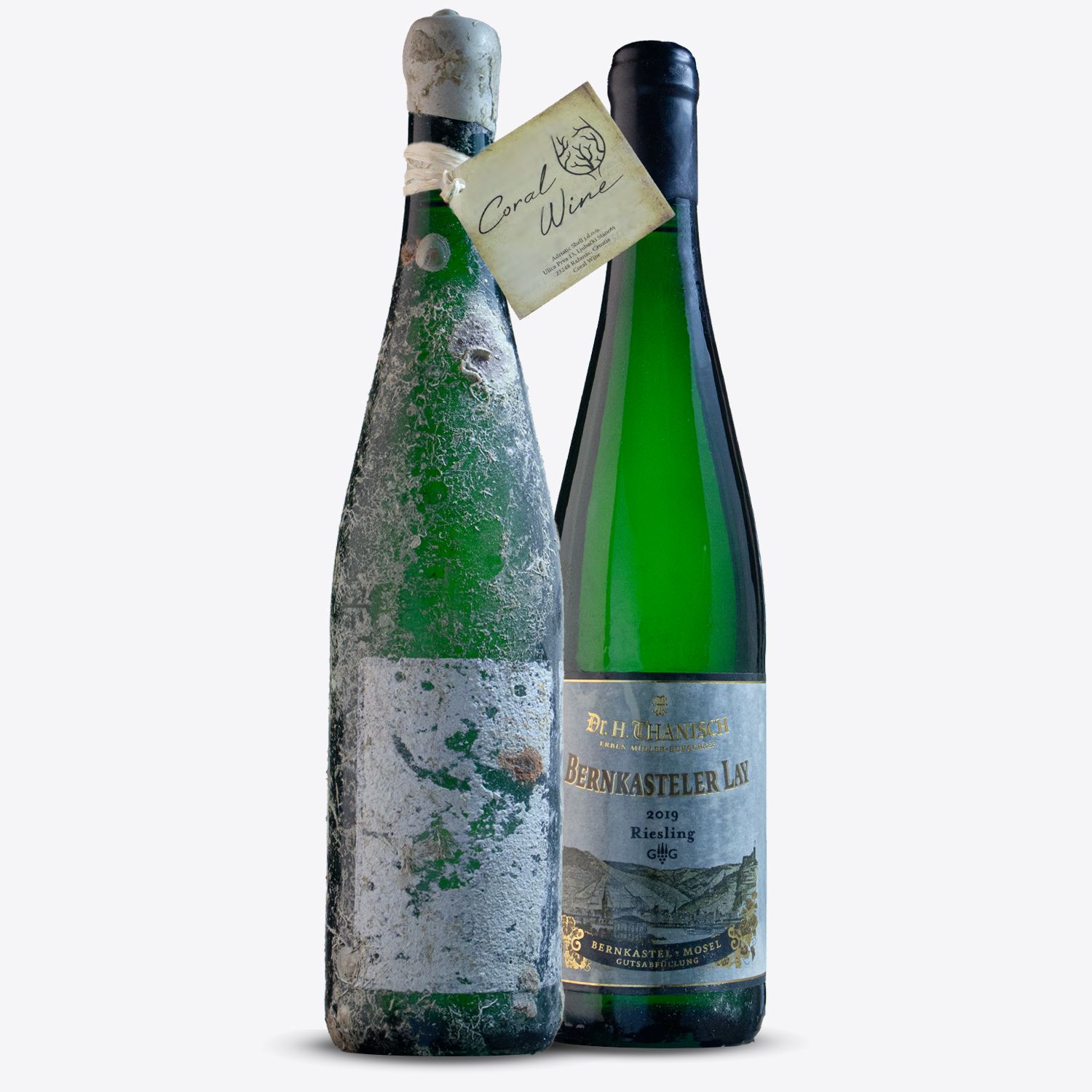 2 bottles bernkastele lay riesling gg